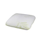 Oreiller mémoire de forme - bambou - 55 x 55 cm - ergonomique - déhoussable - haute densité Oreiller mémoire de forme - bambou - 55 x 55 cm - ergonomique - déhoussable - haute densité