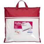 Oreiller mémoire de forme - confort nuit - 60x60cm - déhoussable - mousse viscoélastique - carré Oreiller mémoire de forme - confort nuit - 60x60cm - déhoussable - mousse viscoélastique - carré