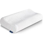 Oreiller orthop�dique ergonomique � m�moire de forme - r�glable en hauteur - hypoallerg�nique et lavable ...