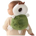 Oreiller de protection de la tte de bb - oreiller de protection dorsale en forme de tortue rglable ...