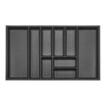 Orga - box 3 range - couverts profondeur : 473 x largeur : 791 mm anthracite avec structure canvas pour ...
