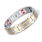 Organgonfand bijoux bracelet homme magnétique acier au titane double rangée aimant bracelet cadeau Organgonfand bijoux bracelet homme magnétique acier au titane double rangée aimant bracelet cadeau