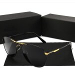 Lunettes de soleil - organgonfand - aviateur - métal - polarisées - anti - uv400 Lunettes de soleil - organgonfand - aviateur - métal - polarisées - anti - uv400