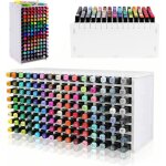 Organisateur de bureau pour 120 marqueurs avec 6 s�parateurs bo�te de rangement feutres et crayons .