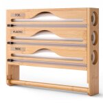 Organisateur de cuisine mural distributeur de rouleaux de papier � 3 niveaux avec rangement pour papier ...