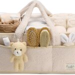Organisateur � langes b�b� portable panier rangement - jzsh - pour lingettes et essentiels nouveau - ...