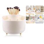 Organisateur maquillage360rotatif pot a crayon rangement pinceaux maquillage 5 compartiments pinceaux ...