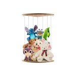 Organisateur pour peluches zoo en bois massif rangement jouets suspendu �tag�re dangle avec cordes �lastiques ...
