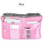 Organisateur de sac � main - taille unique - rose - rangement facile