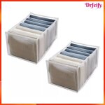 Organisateur de s�paration pour pantalons - akozon - 7 compartiments - non - tiss� - blanc - 36x25x20 ...