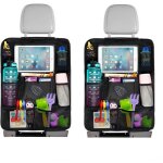 Organisateur voiture enfant 2pcs organisateur de voiture rangement auto accessoire interieur 10 poches ...
