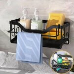 Organisateur - xvx - porte �ponge murale - bac de drainage automatique - rangement �vier - nettoyage ...