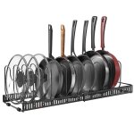 Organiseur extensible pour casseroles et po�les po�les et couvercles avec s�parateurs - keluodae protege ...