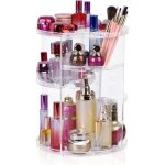 Organiseur de maquillage rotatif à 360 ° réglable multifonction grande capacité pour bijoux parfums (transpare ... Organiseur de maquillage rotatif à 360 ° réglable multifonction grande capacité pour bijoux parfums (transpare ...