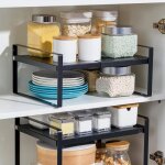 Organiseur sous evier extensible avec 1 etage �tag�re de rangement en plstique gain de place etag�re ...