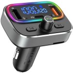 Transmetteur fm bluetooth - oria - adaptateur voiture - appel mains libres - charge rapide - bluetooth ...