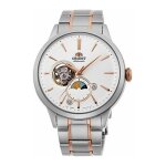 Montre homme orient sun and moon automatic ra - as0101s10b - argenté - mouvement automatique Montre homme orient sun and moon automatic ra - as0101s10b - argenté - mouvement automatique