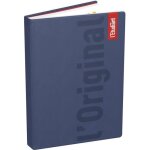 Original agenda scolaire journalier 15x20cm 352p couv pvc bleu