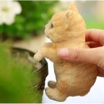 Ornement de jardin ext�rieur animaux d�coration de sculpture de jardin lapin / chien / chat statuettes ...