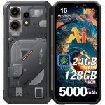 Oscal marine 3 smartphone 24go + 128go 6. 56 16mp cam�ra + vsion nocturne t�l�phone incassable 5000mah ...