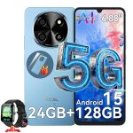 Oscal tiger 8 t�l�phone portable d�bloqu� 5g 688 pouces 24go + 128go / sd 2to 5000mah android 15 nfc ...