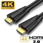 Ototon 2m cble hdmi 2. 0 ultra hd haute vitesse 4k premium haut dbit compatible hdtv tv box ps3 ps4 ...