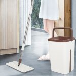 Oui balai  tte pivotante 360 avec rservoir - conception de sparation sche et humide