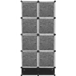 Ouistore armoires Étagères plastique meuble rangement étagère de chaussures chambre 8 cubes Ouistore armoires Étagères plastique meuble rangement étagère de chaussures chambre 8 cubes