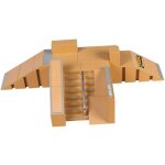 Ouken diy assemble finger skateboard park kit mini finger skate park kit rampe pices avec les conseils ...