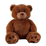 Ours en peluche g�ant ours en peluche xxl 100 cm de hauteur velours doux brun fonc� - � aimer