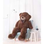 Ours en peluche géante xxl bueno - mi? gustaw - brun - 190cm - enfant - mixte Ours en peluche géante xxl bueno - mi? gustaw - brun - 190cm - enfant - mixte
