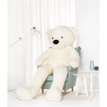 Ours en peluche géante xxl classico - mi? gustaw - blanc - 250 cm - intérieur Ours en peluche géante xxl classico - mi? gustaw - blanc - 250 cm - intérieur