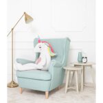 Ours en peluche gante xxl licorne blanche - mi? gustaw