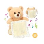 Ours en peluche interactif - rpte ce que vous dites - adorable jouet musical chantant et parlant - ...