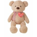 Ours en peluche - old coeur - 75 cm - doux - mixte - int�rieur