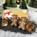 Ourson guimauve xl chocolat de noel artisanal chocodic Ourson guimauve xl chocolat de noel artisanal chocodic
