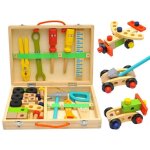 Outils bois enfant jouet boite a outils diy jeux de construction enfant jeux educatif pour garons filles ...