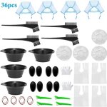 Outils de coloration des cheveux 36 pices kit de coiffure couleur cheveux pinceau coloration cheveux ...
