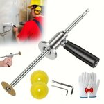 Outil de coupe int�rieur pour tuyaux pvc avec disque de coupe diamant� et poign�e compatible avec les ...