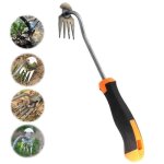 Outil de dsherbage manuel - inoxydable - ergonomique - 35 cm - pour jardinage facile et rapide