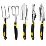 Outils de jardinage kit spade rake set en aluminium drafter de jardinage en alliage avec poignée en plastique ... Outils de jardinage kit spade rake set en aluminium drafter de jardinage en alliage avec poignée en plastique ...
