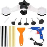 Kit de r�paration de carrosserie sans peinture - outils de d�bosselage - 21pcs - r�paration pdr