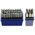 Outil de marquage - bgs technic - jeu de 36 lettres et chiffres  frapper - hauteur 6 mm - mtal