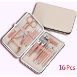 Kit de p�dicure et manucure en acier inoxydable - sincerity - 16pcs