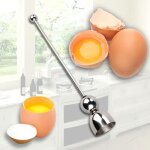 Outils nouveau stainless steel raw eggshell topper cutter oeuf opener cuisine gadgets de cuisine