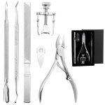 Kit de manucure et p�dicure - heureux dacheter - 6pcs - acier inoxydable - outils professionnels - coupe ...