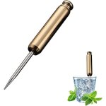 Outil de pic  glace - 157 cm - acier inoxydable - style japonais - mtallique