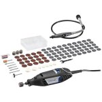 Outil rotatif - dremel - 3200 - 130w - vitesse variable 10. 000 - 35. 000 - 90 accessoires inclus