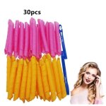 Bigoudis sans chaleur - magique - 45cm - 30pcs - nylon - pour cheveux longs et boucls