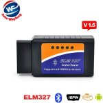 Outil de scanner de diagnostic obd2 - elm327 - bluetooth - compatible android - universel - noir